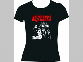 Buzzcocks čierne dámske tričko 100%bavlna značka Fruit of The Loom